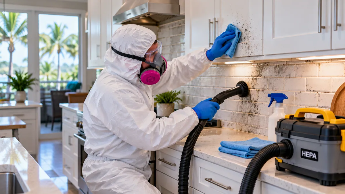 Demo-Free Mold Removal in Palm Beach Gardens